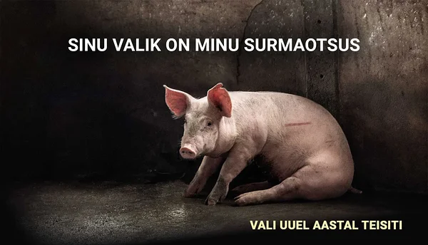 Uus aasta toob tänavatele plakatid veganlusest Uus aasta toob tänavatele plakatid veganlusest