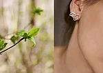 Elo uibokand jewelry art handmade jewellery bridal silver earrings wedding jewelry 27