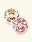 Bibs x liberty colour round chlow meadow baby pink petal mix