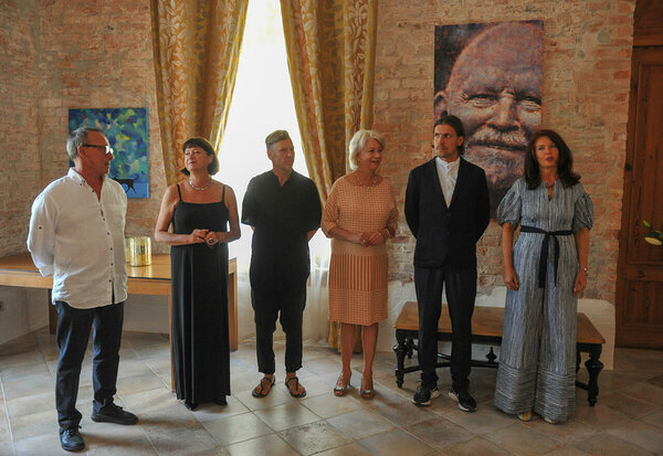 The team of workshop, incl. Mrs. Ilze Jurkane