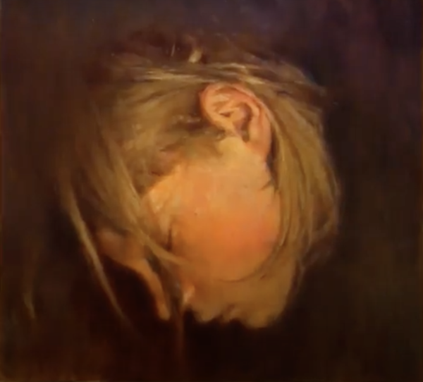 Ritums Ivanovs oil painting of his son Rasmus (sleeping) has won the Silver Prize of Cesis Art Prize 2020
