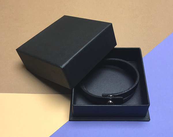 Leather wristband