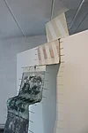 „Taevatrepp” / „A stairway to heaven” fotopolümeer sügav-ja kõtrgtrükk, armatuur, 2023/24 / Photopolymer etching and relief print, rebar, 2023/24