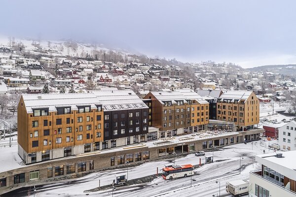 Aasta Tehasemaja 2021 konkursi üldvõitja – Kodumaja hotell-konverentsikeskus Norras. Foto: Hundven-Clements photography