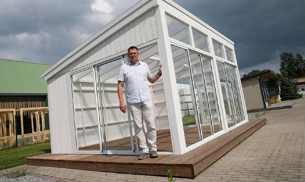 Eesti suurima aiamajatootja Palmako ASi juht Rain Raudsepp. Foto: Sille Annuk