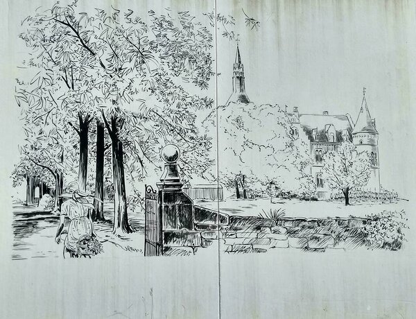 Fresque d&#x27;après JC Servais