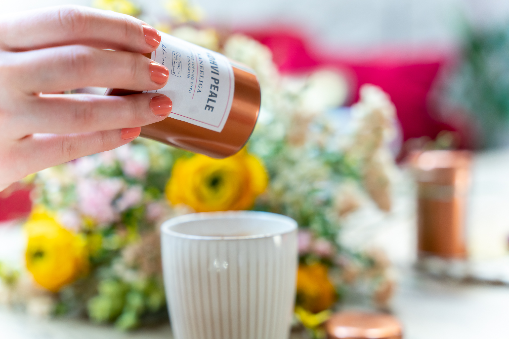 Kuldsest purgist kohvi peale hõrke maitseid