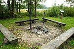 Lake Ähijärv campfire site