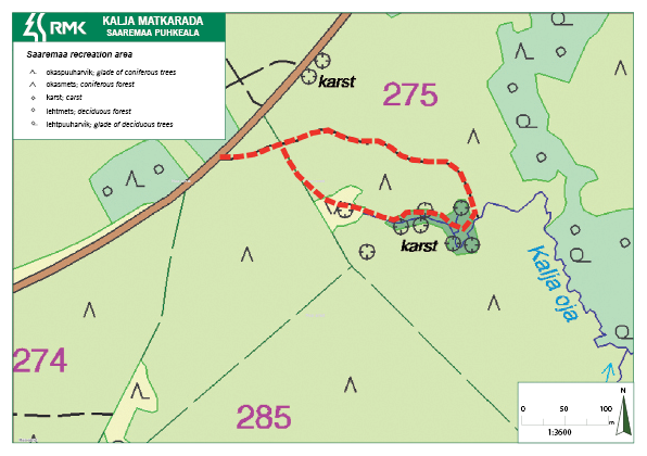 RMK Kalja hiking trail