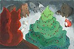 „Jõulud metsas“- Inesa Krišciunaite, Tallinna Tõnismäe Reaalkool, 9.kl