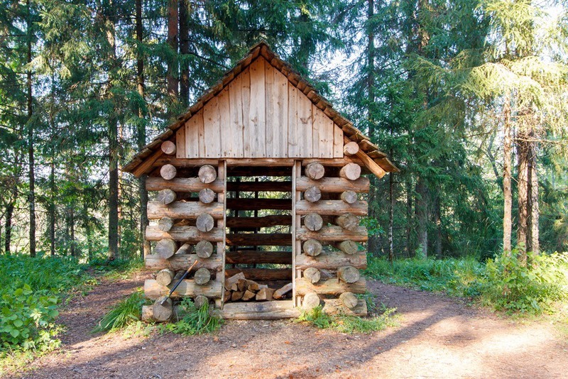 Matsimäe quarry campfire site - woodshed 