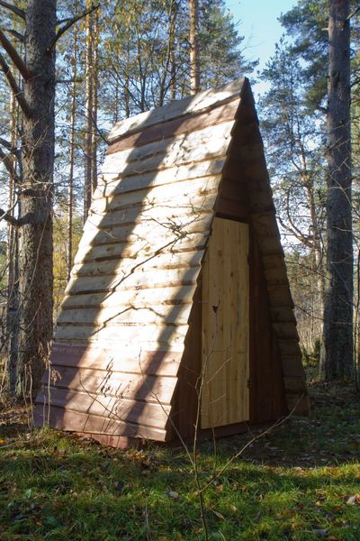 Napu campfire site - dry toilet