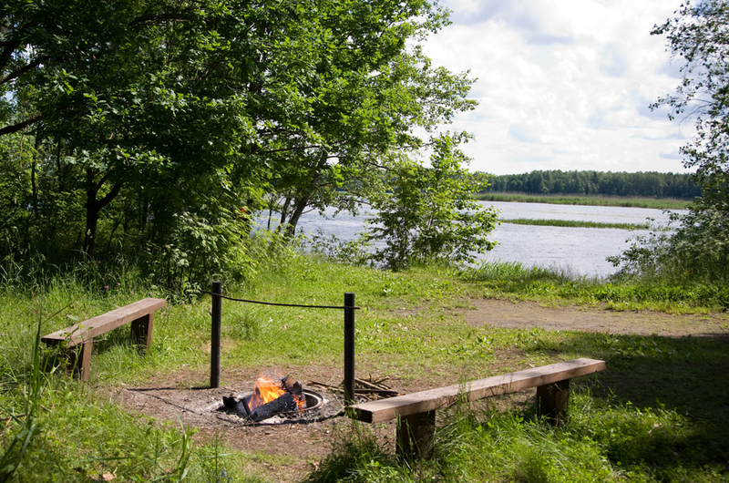 Puhatu campfire sites