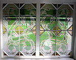 Stained glass windows, Kõltsu Manor. Valev Sein