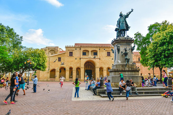 The cathedral of María La Menor in Santo Domingo, the oldest cathedral in the New World.