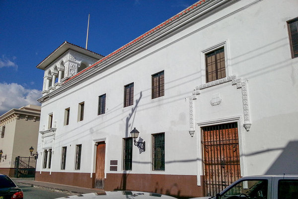 The Catholic Archbishopric in Santo Domingo where we search for old Dominican baptism records