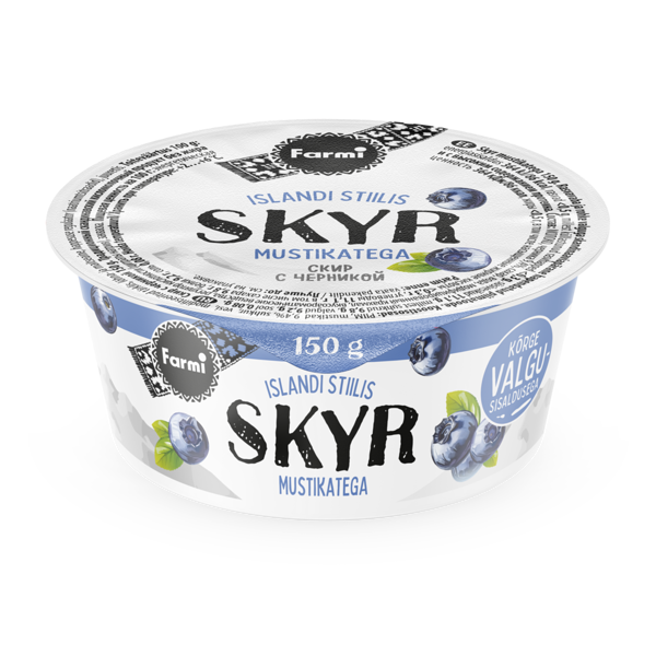 Skyr with blueberries