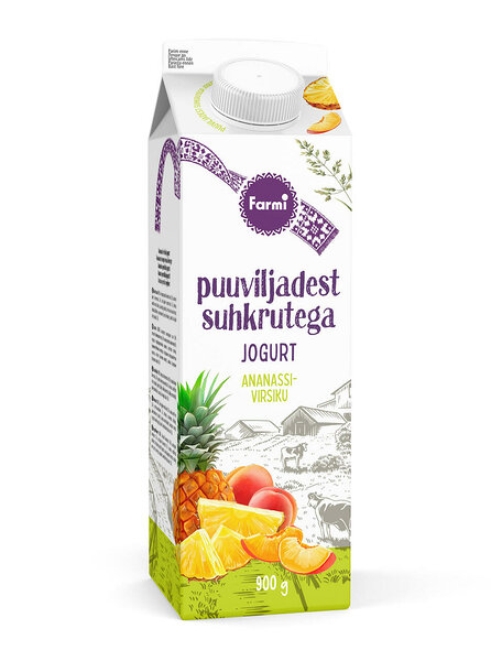 Pineapple-Peach Yogurt