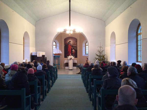 Jõulujumalateenistus 2015. aastal Vainupea kabelis