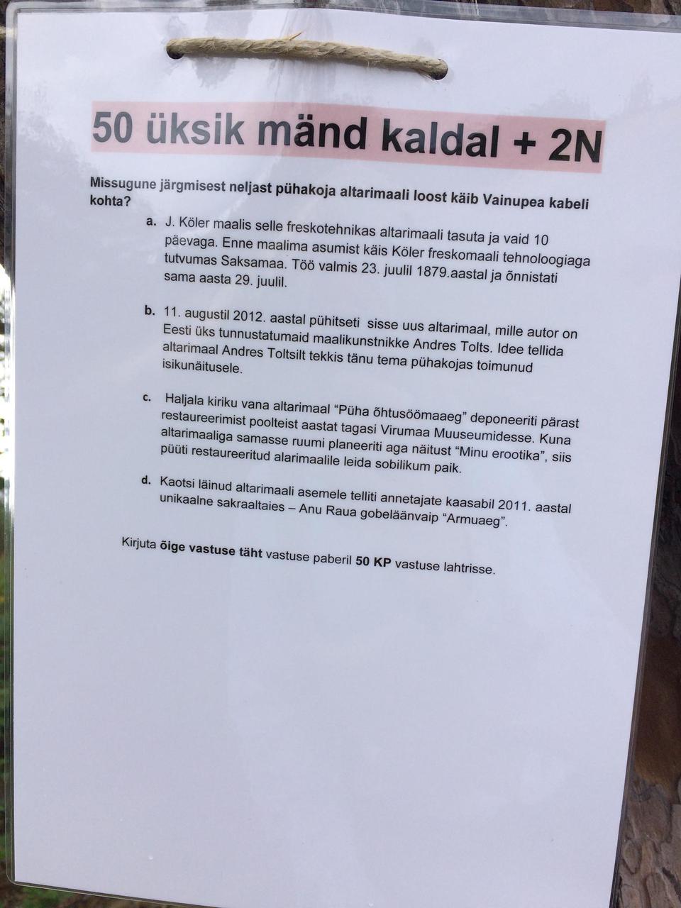 Muinastulede öö seiklusrännak Vainupeal 2017 / foto: Mario Luik
