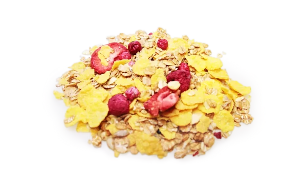 Granola marjade ja maisihelvestega