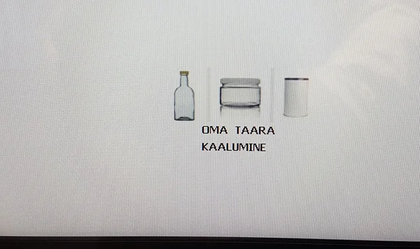 Samm 2: vajuta taara kaalumise nuppu