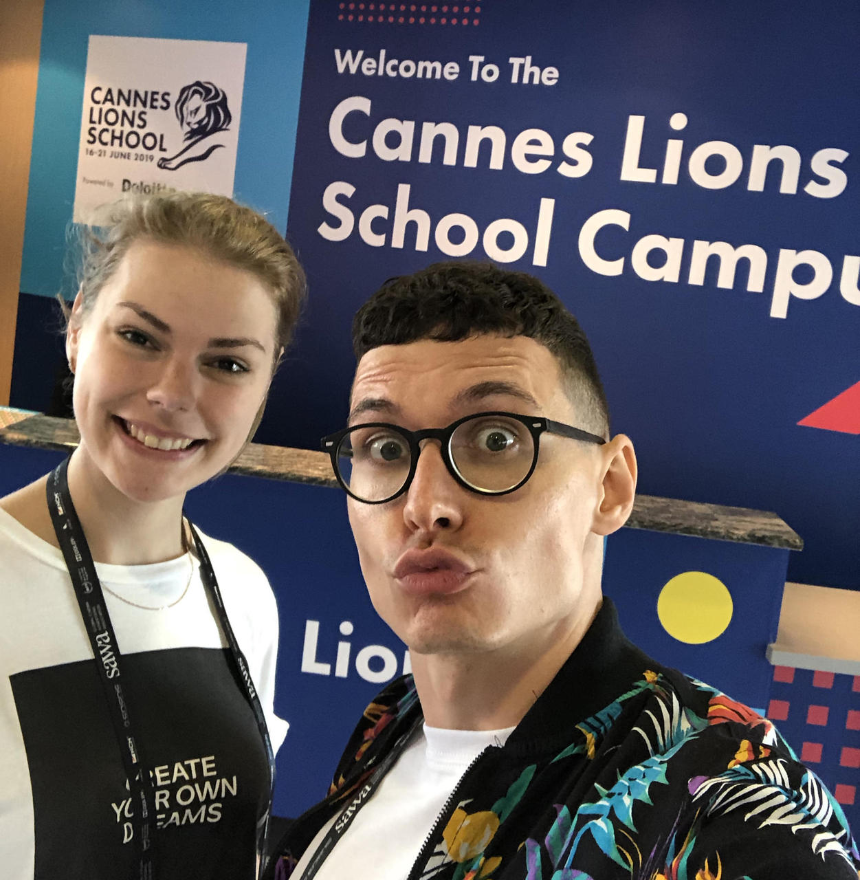 Maria Rahamägi ja Daniil Golubev loovusfestivalil Cannes Lions 2019