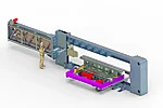 Trafo press -  suure koormusega tugilaua ajamid ja laagerduse projekterimine