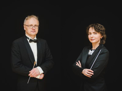 Conductors Tarmo Kivisilla and Diana Mäeväli (Estonia)