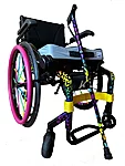 Wheelchair sins plus cane