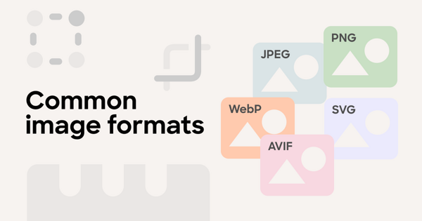 Common image formats