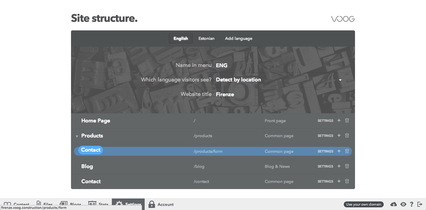 Reorganizing The Structure Of Your Website Voog Website Building Platform