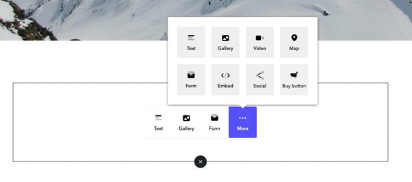 Adding and removing content areas | Voog. Beautiful website building ...