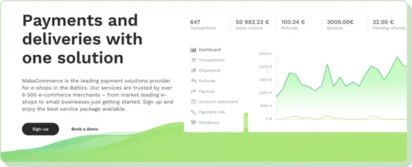 MakeCommerce: SaaS payment integration tool