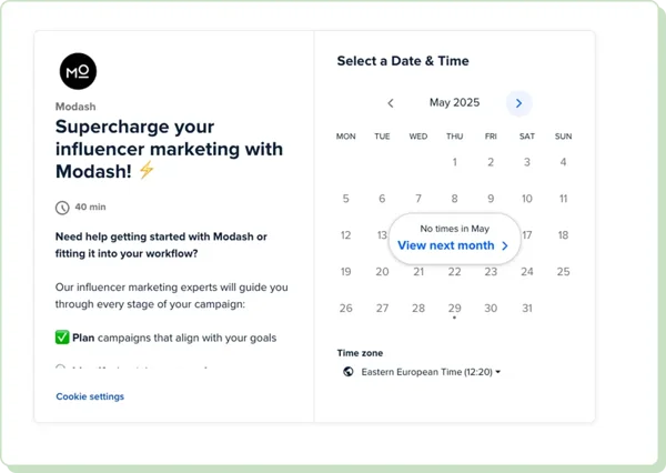 Modash: SaaS influencer marketing platform