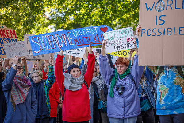 27.09.2019 kliimastreik Tallinnas Toompeal. Foto: Katre Liiv