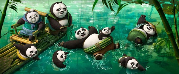 Scene du film Kung-fu Panda