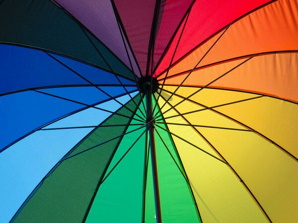Colored umbrella by Stephane Yaich