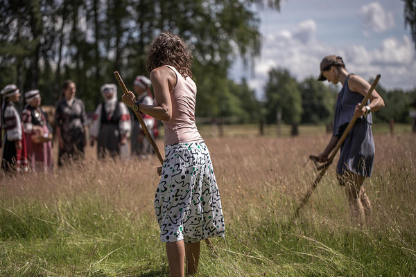 Heinapäev ja niitmistreening 2020 Värskas. Foto: Katre Liiv