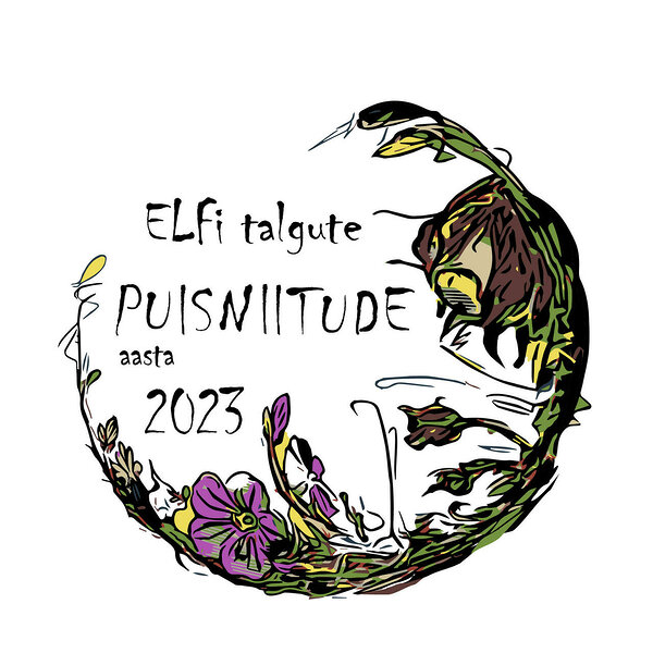 ELFi talgud on 2023. aastal pühendatud puisniitudele.  Selleks puhuks tegi logo Ülle Ottokar