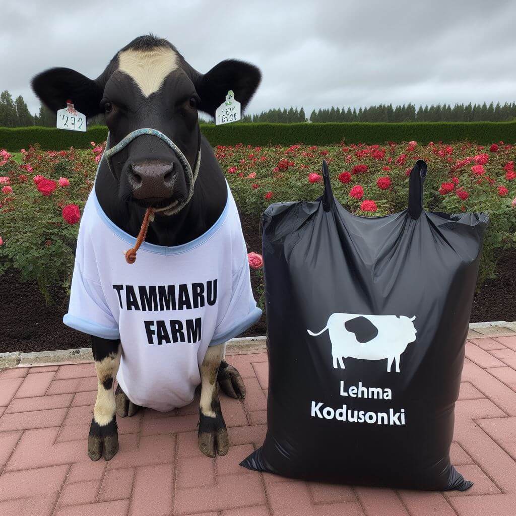 lehma-kodusonnik-30L-kilekotis.jpg Cow rotted manure 30L bag - essential for healthy soil, organic and effective fertilizer.