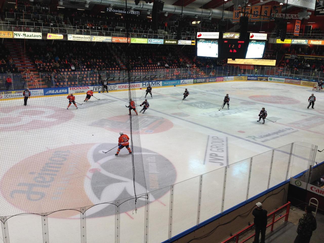 Heimon Kala Oy has been a long-term partner for the Hameenlinna ice hockey team and the Hameenlinna ice hockey arena. 