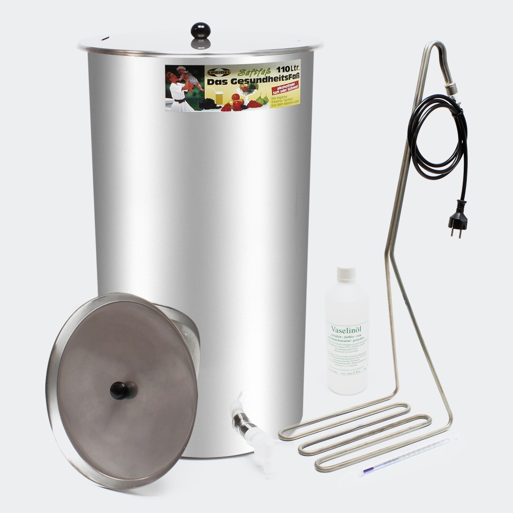 170-litre juice container set with 3200 W pasteuriser