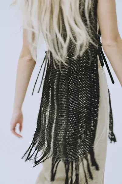 Leena Isabel Pizzolante. Woven with RailReed. Photo Lisette Laanoja