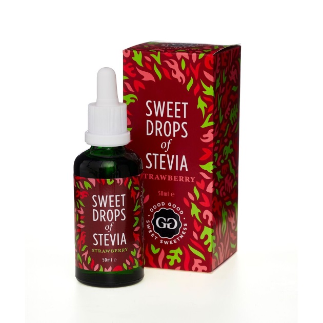 Good Good maasikamaitselised stevia tilgad 50 ml