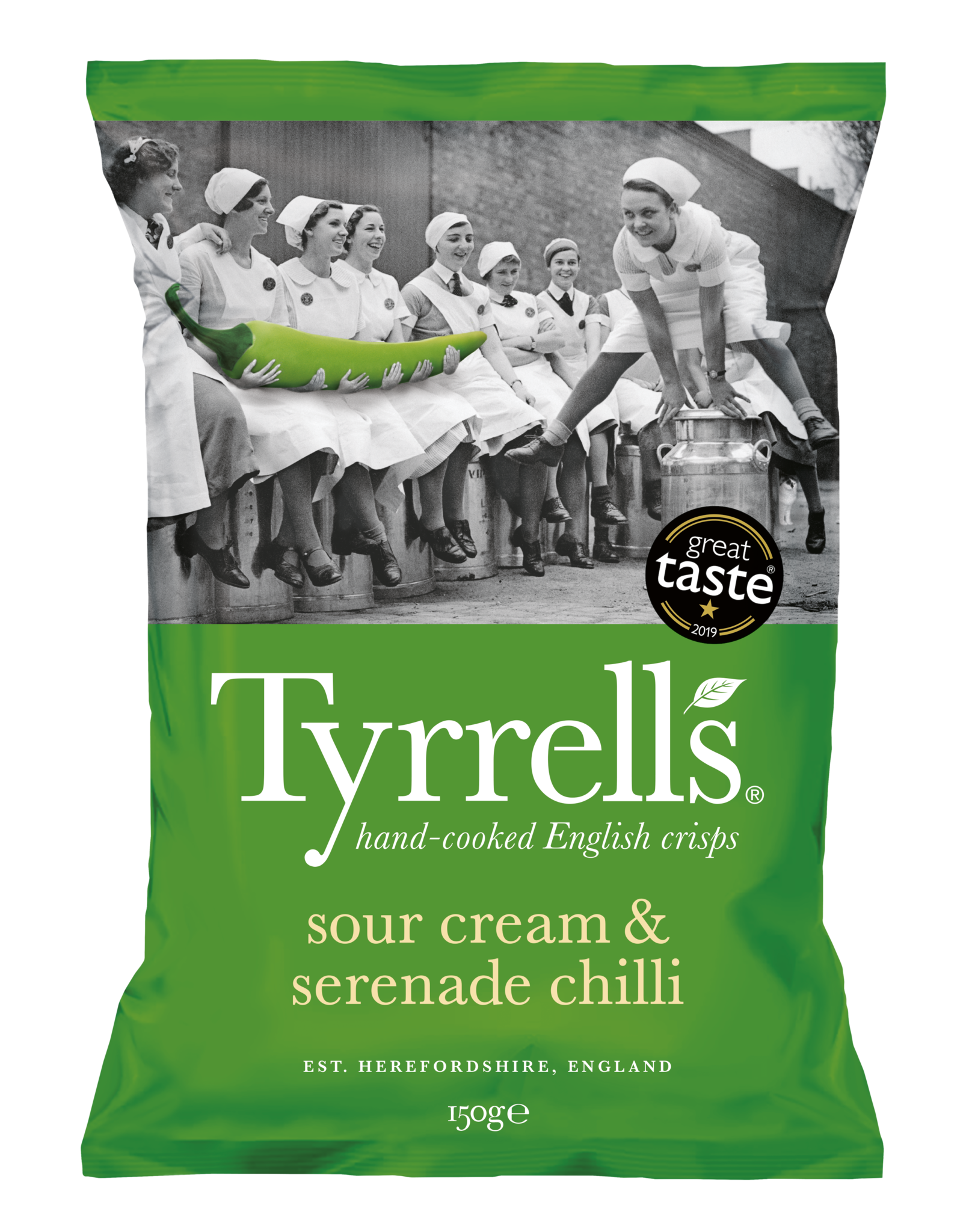 Tyrrell's kartulikrõpsud tšilli ja hapukoorega - Tšilli serenaad 150g (8)