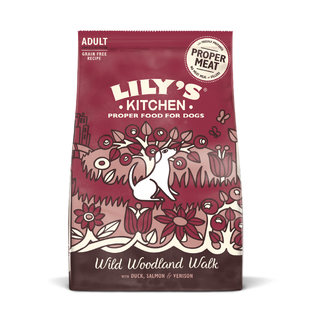 Lily's Kitchen teraviljavaba täistoit koertele: hirveliha, pardi, lõhe ja köögiviljadega 2,5 kg