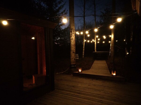 romantiline ööbimine saunaga