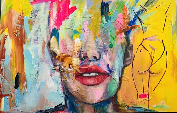 Keegi teine2, 2020 acrylic on canvas 120x80 cm