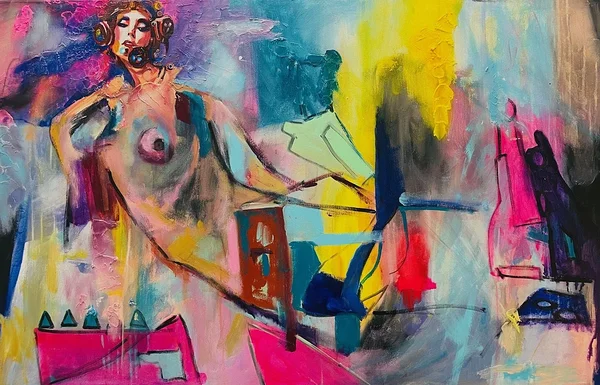 Ask Your Hart 2025 akrüül lõuendil 80x120cm